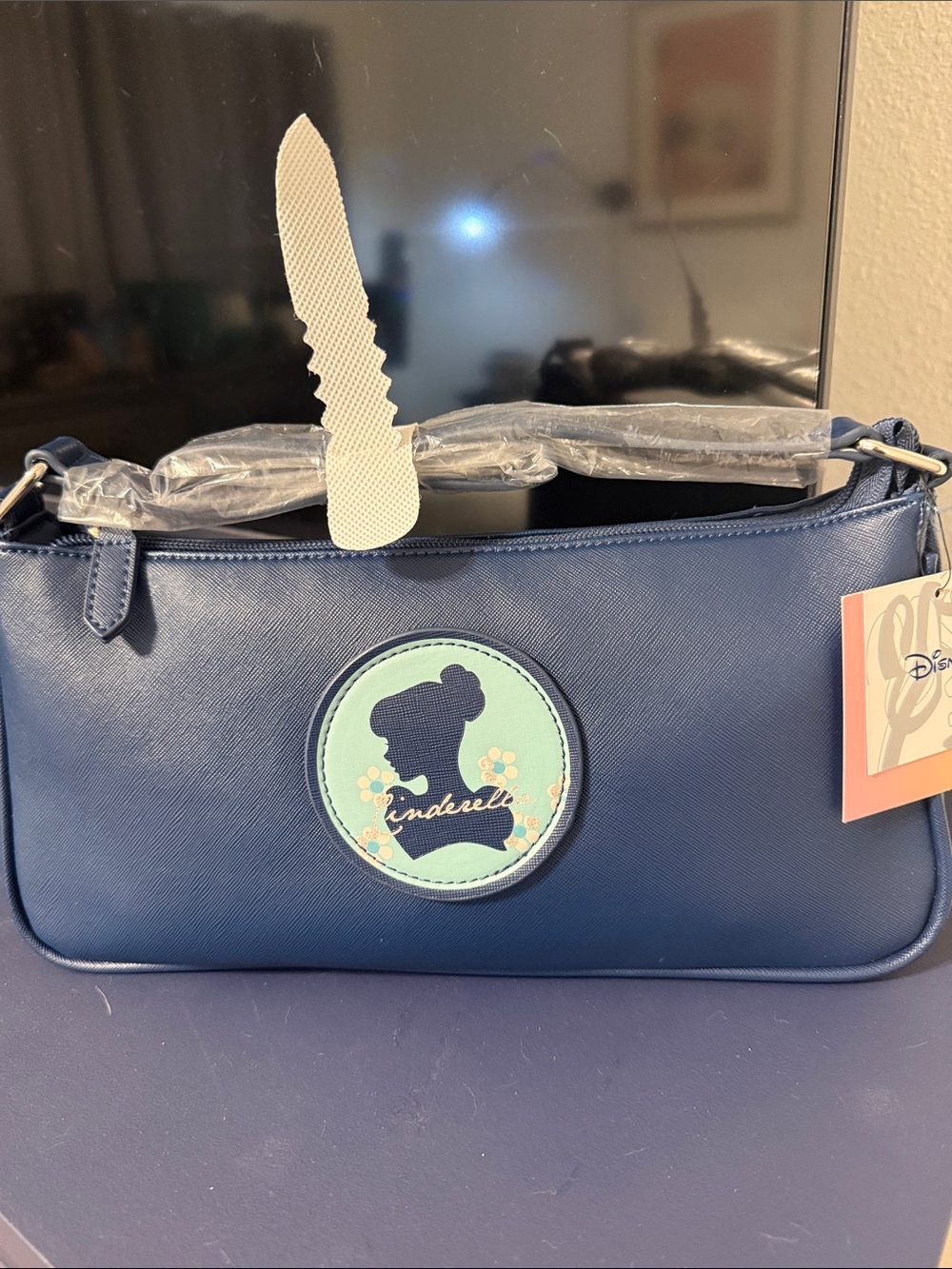 Disney Navy Cinderella Silhouette Bag